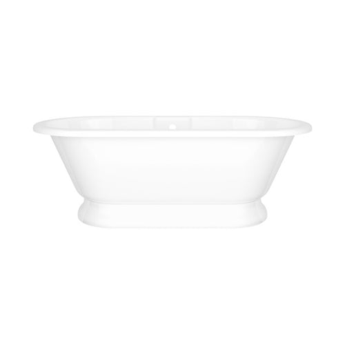 Victoria + Albert York 69" x 32" Freestanding Soaking Bathtub With Pedestal Base And Void