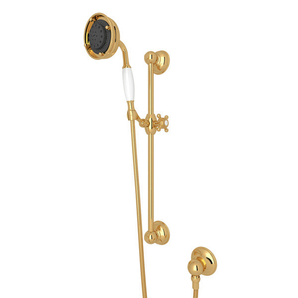 ROHL Handshower Set With 22" Slide Bar & 3-Function Handshower