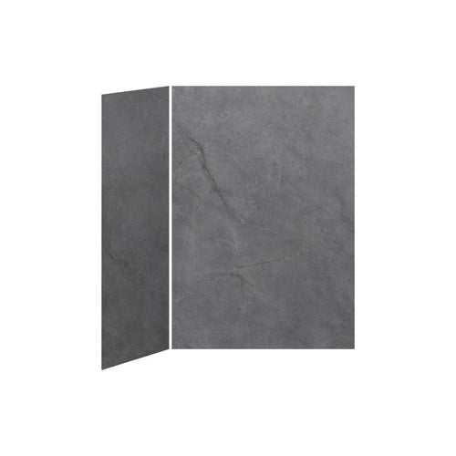 Kalia Concrete #210 - Matte Shower walls - Corner Installation
