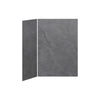 Kalia Concrete #210 - Matte Shower walls - Corner Installation