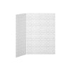 Kalia Tiles #700 - Gloss Shower wall 36 x 36 - Corner Installation