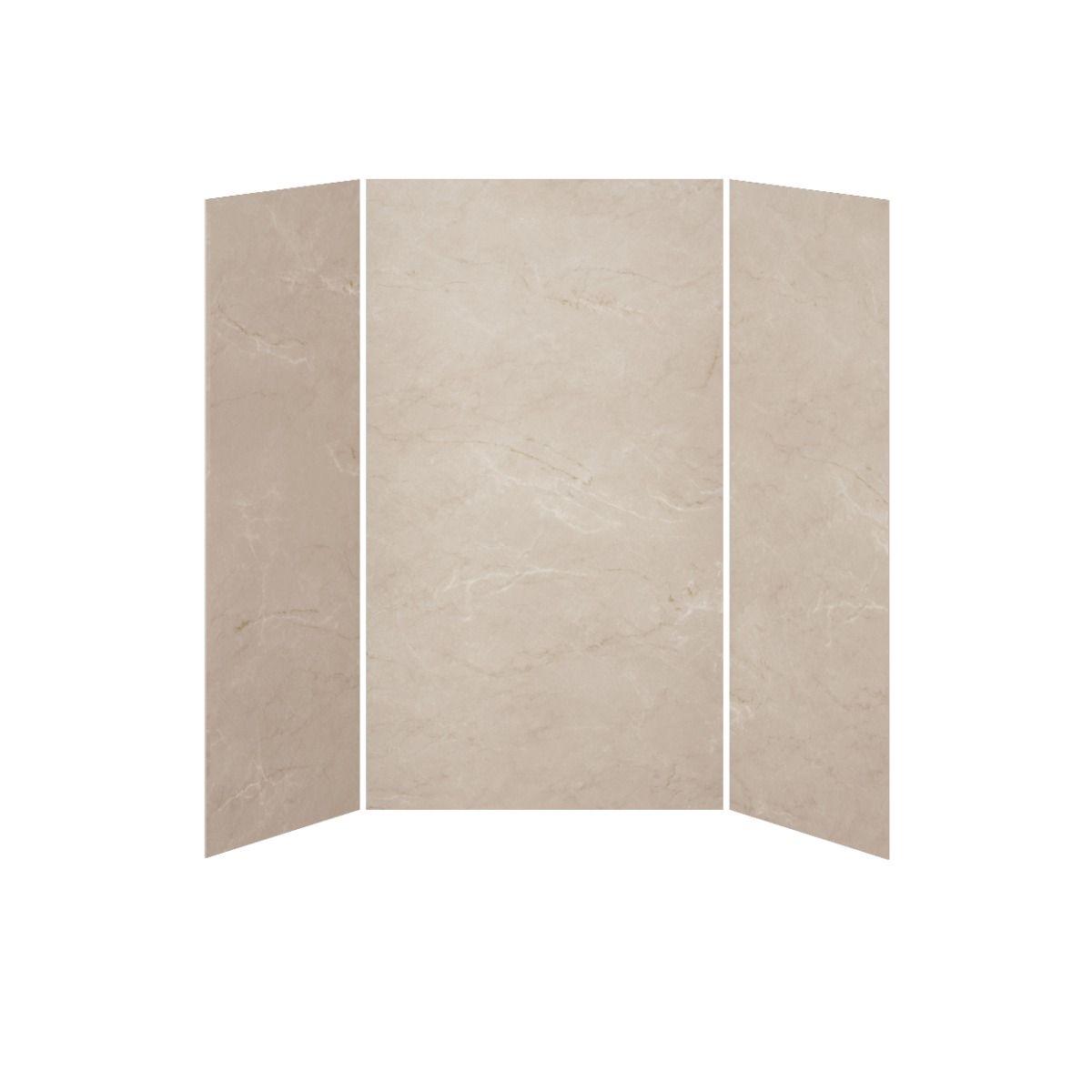 Kalia Mineral #520 - Gloss Shower wall 48 x 36 - Alcove Installation