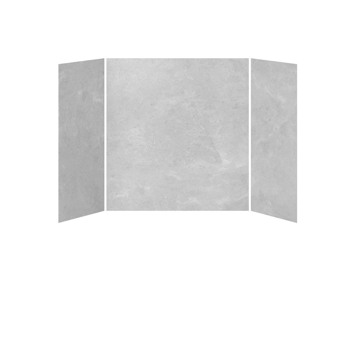 Kalia Concrete #220 - Matte Shower wall - Bathtub Installation