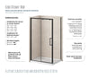 Kalia Mineral #520 - Gloss Shower wall 48 x 36 - Alcove Installation