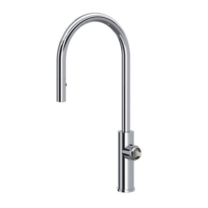 ROHL Eclissi Pull-Down Kitchen Faucet With C-Spout Less Handle