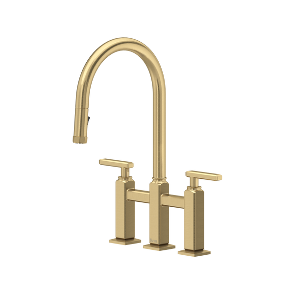 ROHL Apothecary Bridge Pull-Down Kitchen Faucet