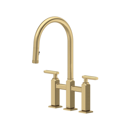 ROHL Apothecary Bridge Pull-Down Kitchen Faucet