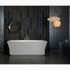 Stargaze® 72" x 36" freestanding bath with fluted shroud