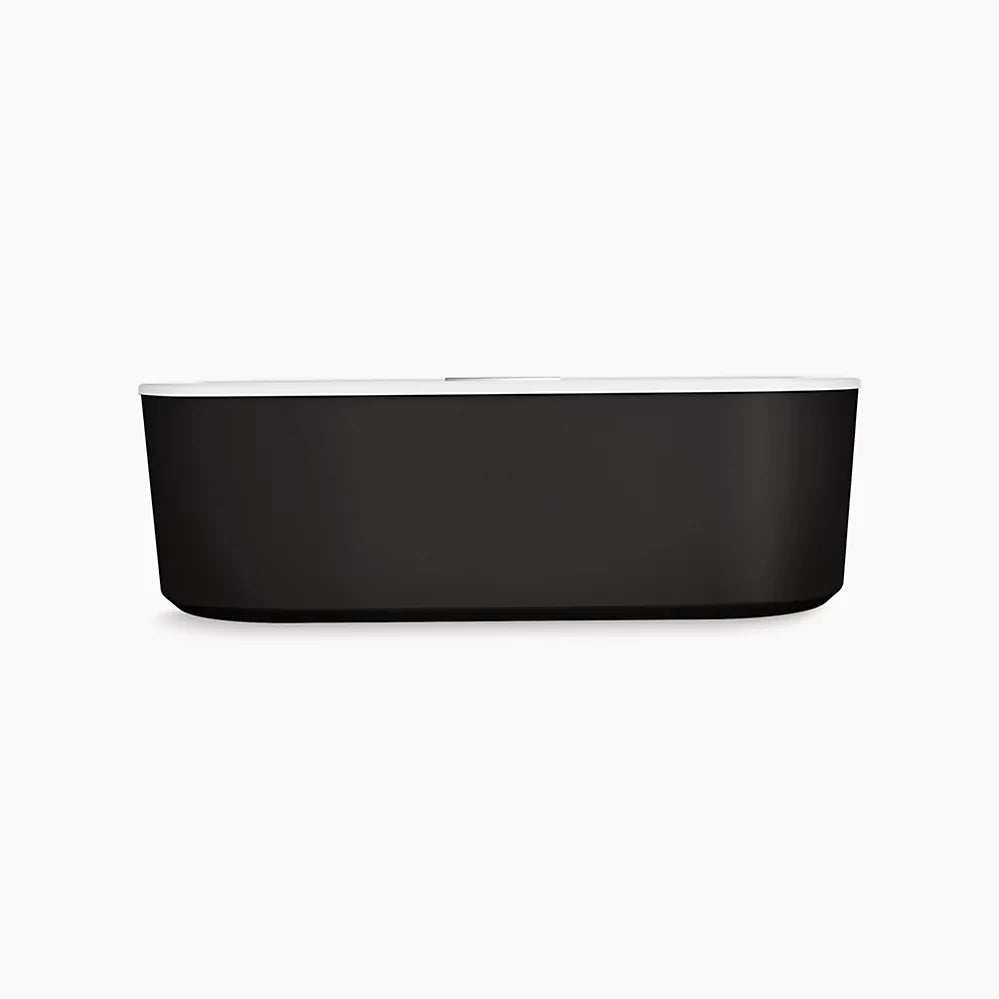 Volute® 63" x 28-3/8" freestanding bath with shroud