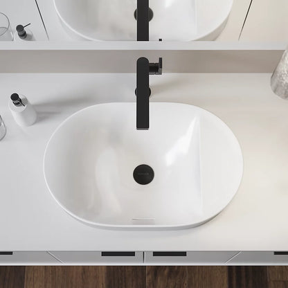 Chalice 22-3/4" oval vessel bathroom sink
