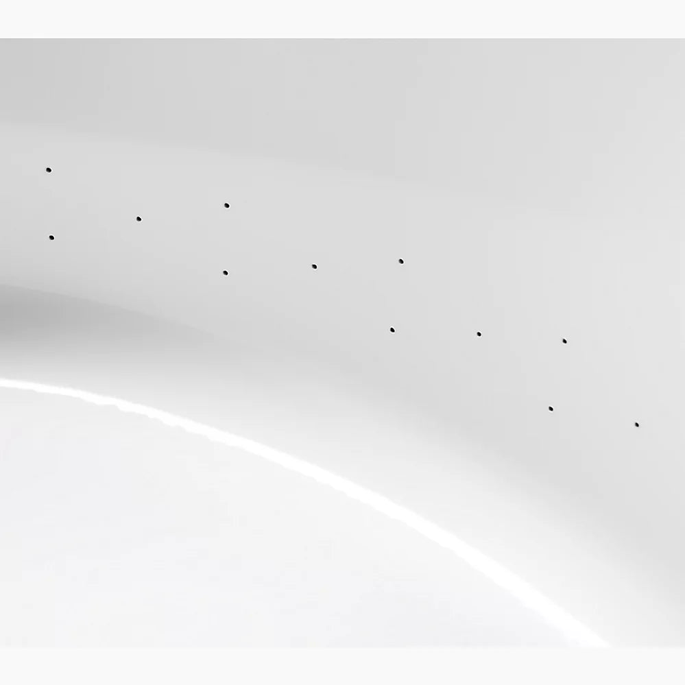 Kohler Sunstruck® 66"x36" Freestanding Heated Bubblemassage™ Air Bath With Bask® Heated Surface & Straight Shroud