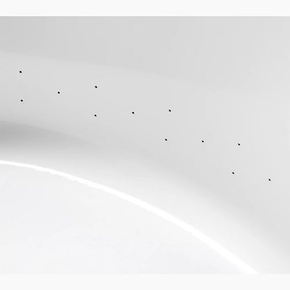 Kohler Sunstruck® 66"x36" Freestanding Heated Bubblemassage™ Air Bath With Bask® Heated Surface & Straight Shroud