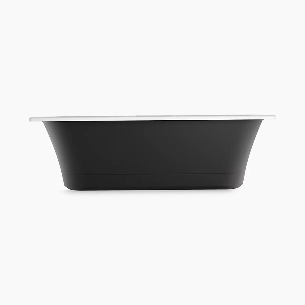Volute® 63" x 28-3/8" freestanding bath with base