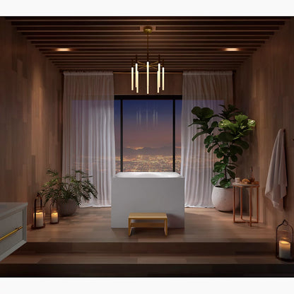 Stillness™ Smart Soak 46" x 46" freestanding bath