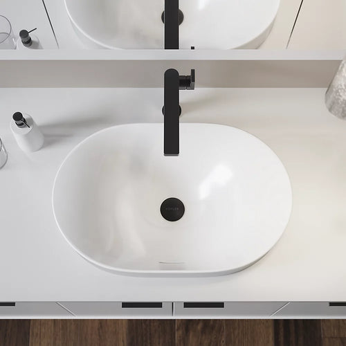 Chalice 22-3/4" oval vessel bathroom sink