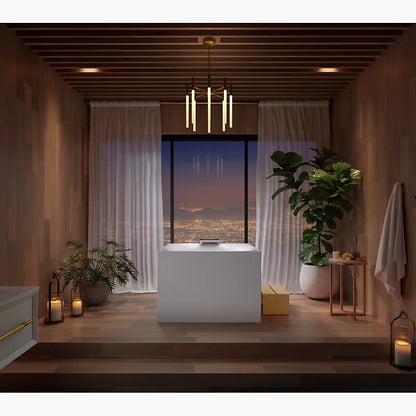 Stillness™ Experience 46" x 46" freestanding bath