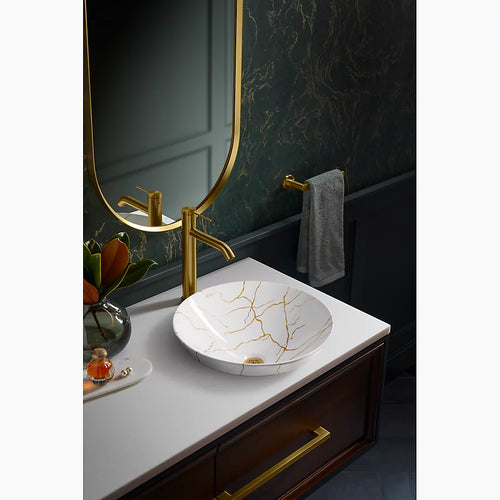 Aureus® 16-3/4" round vessel bathroom sink, no overflow