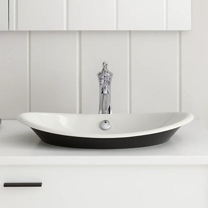 Iron Plains® 20-3/4" oval vessel bathroom sink
