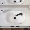 Chalice 22-3/4" Ceramic oval vessel bathroom sink