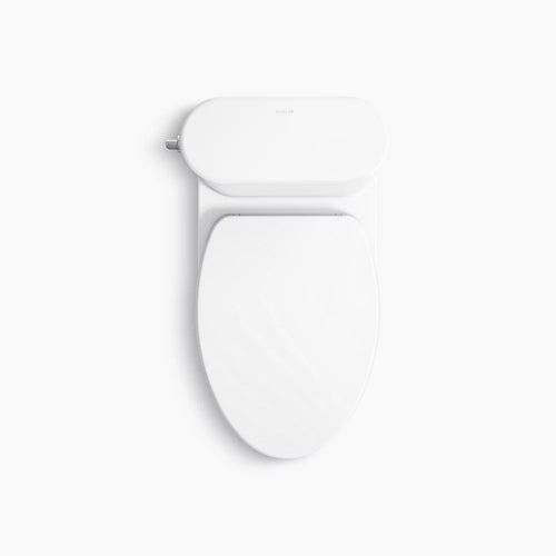 Spacity™ One-piece compact elongated toilet with skirted trapway, 1.28 gpf