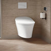Veil® wall-mounted elongated smart toilet, dual-flush