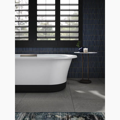Volute® 63" x 28-3/8" freestanding bath with base