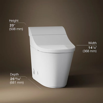 Innate® One-piece elongated smart toilet, dual-flush