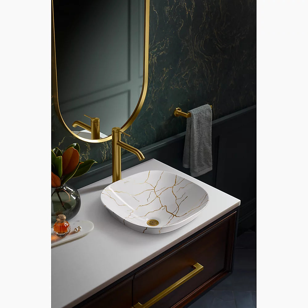 Aureus® 16-3/4" square vessel bathroom sink, no overflow