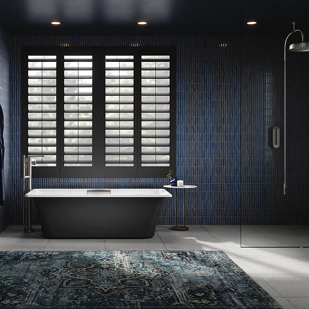 Volute® 63" x 28-3/8" freestanding bath with base