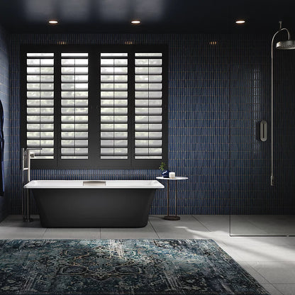 Volute® 63" x 28-3/8" freestanding bath with base