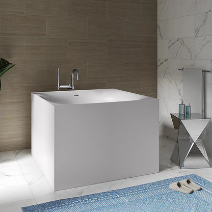 Stillness™ Soak 46" x 46" freestanding bath
