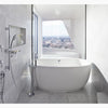 Sunstruck® 65-1/2" x 35-1/2" freestanding bath with fluted shroud