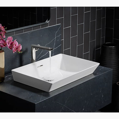 Brazn® 23" rectangular vessel bathroom sink
