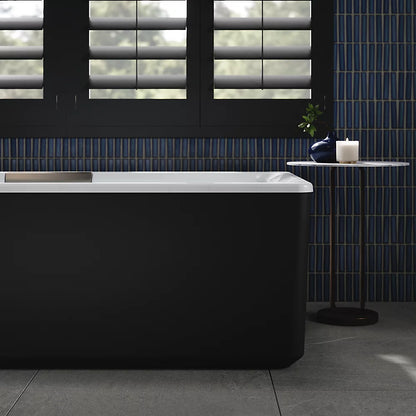 Volute® 63" x 28-3/8" freestanding bath with shroud