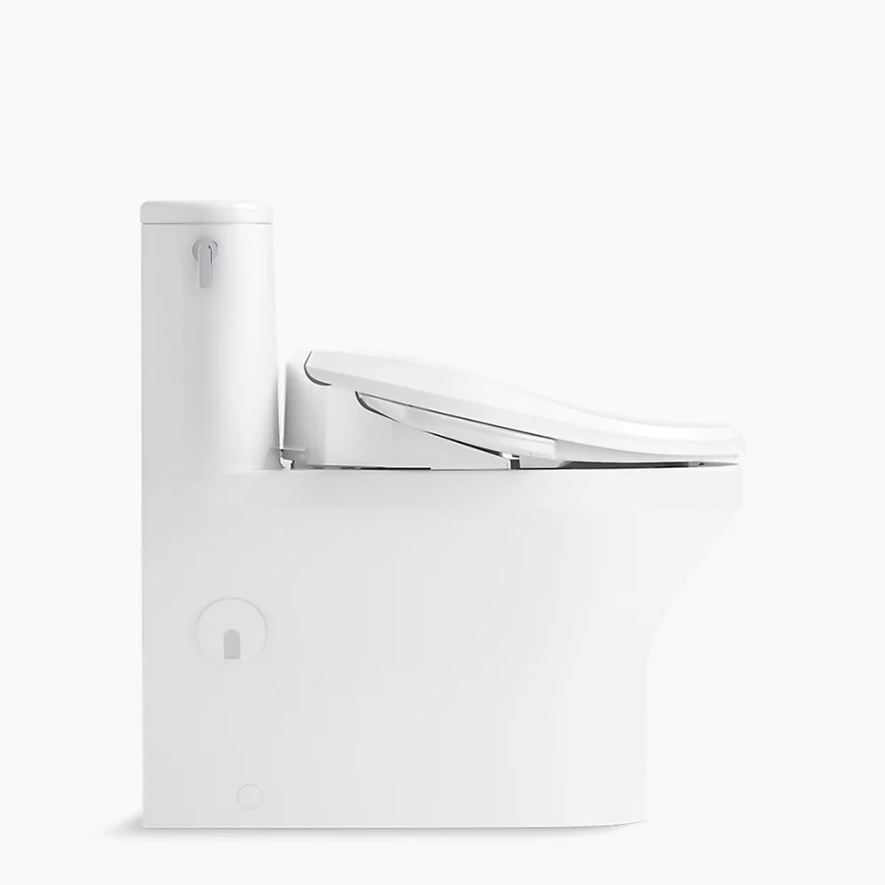 Spacity™ Hidden cord one-piece compact elongated toilet with skirted trapway, 1.28 gpf