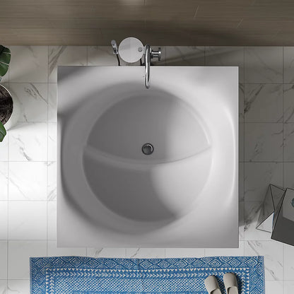 Stillness™ Soak 46" x 46" freestanding bath