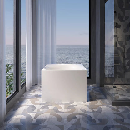 Stillness™ Smart Soak 46" x 46" freestanding bath
