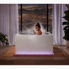 Stillness™ Infinity Experience 72" x 72" freestanding bath