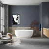 Sunstruck® 65-1/2" x 35-1/2" freestanding bath with fluted shroud