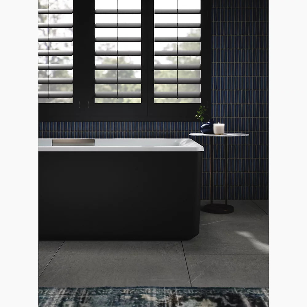 Volute® 63" x 28-3/8" freestanding bath with shroud