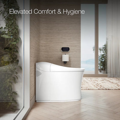 Eir® One-piece elongated smart toilet, dual-flush