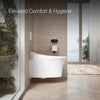 Veil® wall-mounted elongated smart toilet, dual-flush