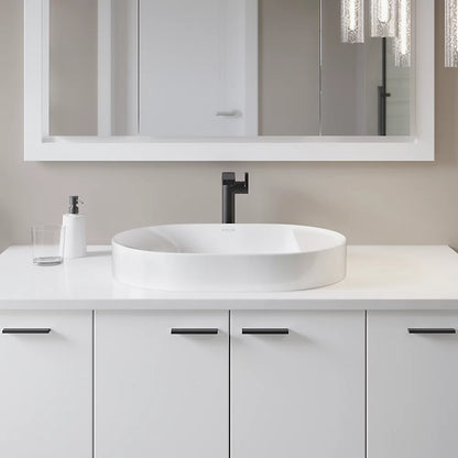 Chalice 22-3/4" oval vessel bathroom sink