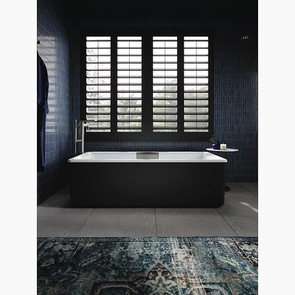 Volute® 63" x 28-3/8" freestanding bath with shroud