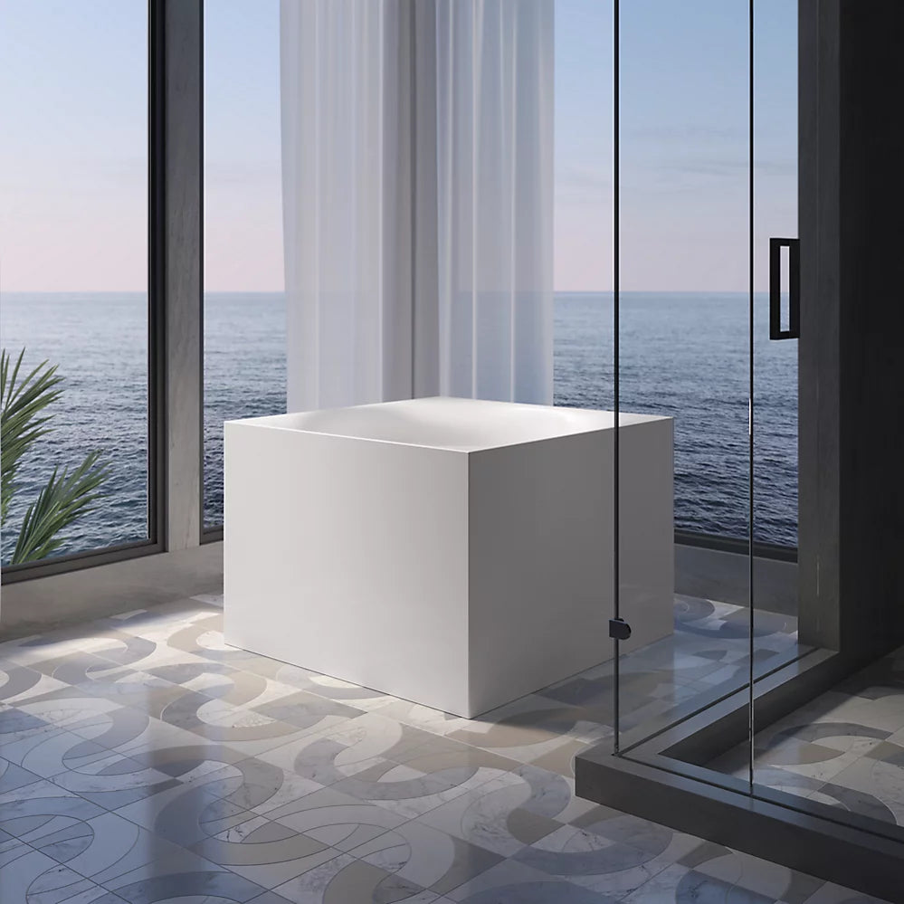 Stillness™ Smart Soak 46" x 46" freestanding bath