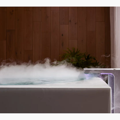 Stillness™ Infinity Experience 72" x 72" freestanding bath