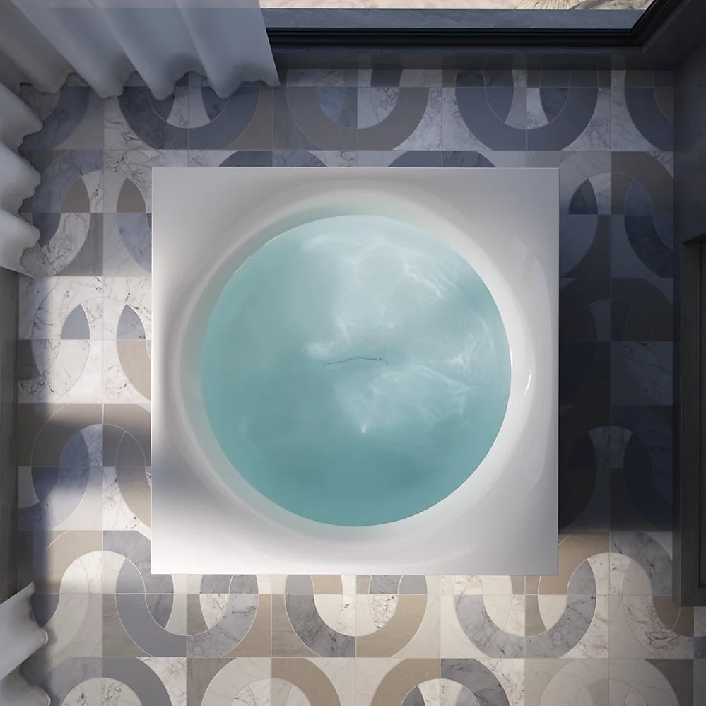 Stillness™ Smart Soak 46" x 46" freestanding bath