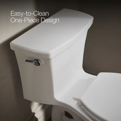 Highline® One-piece elongated toilet, 1.28 gpf