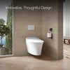 Veil® wall-mounted elongated smart toilet, dual-flush