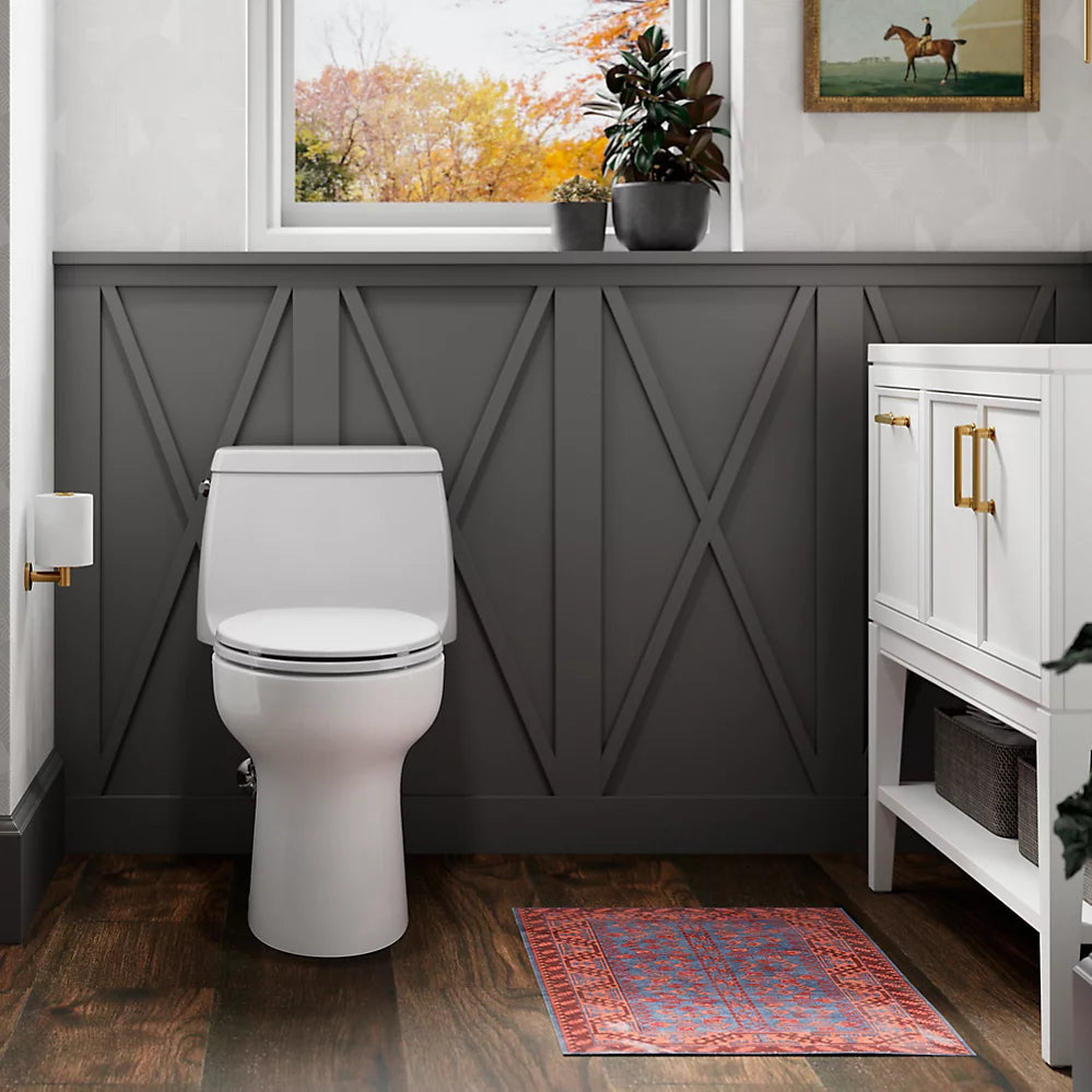 Santa Rosa™ One-piece compact elongated 1.6 gpf toilet with Revolution 360® swirl flushing technology